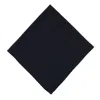 Ctm Large Black Hemstitched Handkerchief In Black
