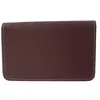 Ctm Leather Top Stub Checkbook Cover Wallet In White