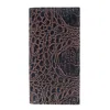 Ctm Men's Alligator Print Roper Wallet And Checkbook Holder In Brown