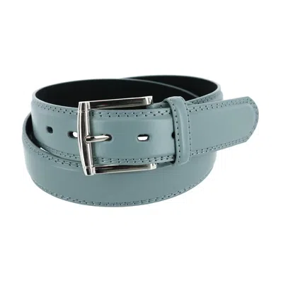 Ctm Men's Basic Belt In Grey