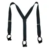 Ctm Men's Big & Tall Elastic Button End Suspender With Bachelor Buttons In Blue
