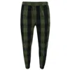 Ctm Men's Big & Tall Flannel Plaid Jogger Pant In Multi