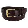 Ctm Men's Big & Tall Gold Buckle Belt In Pink