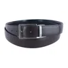 Ctm Men's Big & Tall Reversible Perforated Dress Belt In Multi