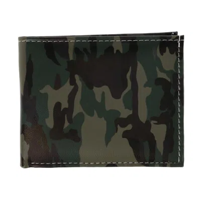 Ctm Men's Camo Print Bifold Wallet In Multi