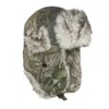 Ctm Men's Camo Winter Aviator Hat With Ear Flaps In Multi