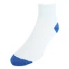 Ctm Men's Cotton Blend Ankle Socks (4 Pair Pack)