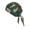 Ctm Men's Cotton Camo Do Rag Cap With Premium Lining In Green