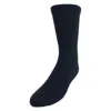 Ctm Men's Cushioned Diabetic Crew Socks (3 Pair Pack) In Black
