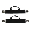 Ctm Men's Elastic Anti Slip Pin Clip Biker Stirrup Straps In Black