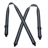 Ctm Men's Elastic Plastic Clip-end Tsa Compliant Airport Suspenders In Multi