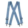 Ctm Men's Elastic X-back Suspenders With Plastic Hook Ends In Multi