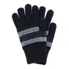 Ctm Men's Fairisle Touchscreen Gloves In Multi