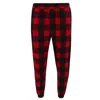 Ctm Men's Flannel Plaid Jogger Pant In Multi