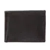 Ctm Men's Leather Bifold Wallet With Snap Insert Cover In Brown
