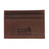 Ctm Men's Leather Bottle Opener Money Clip Wallet In Brown