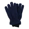 Ctm Men's Lined Micro Fleece Winter Glove In Blue