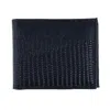 Ctm Men's Lizard Print Bifold Wallet In Black