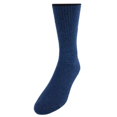 Ctm Men's Non Binding Moisture Wicking Dress Socks In Multi