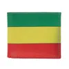 Ctm Men's Rastafarian Flag Bifold Wallet In Multi