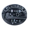 Ctm Men's Silver Trade Plumber Belt Buckle In Silver