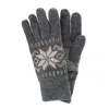 Ctm Men's Thermal Lined Ragg Wool Winter Glove In Grey