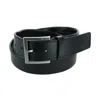 Ctm Men's Travel Money Belt With Full Length Hidden Zipper In Black