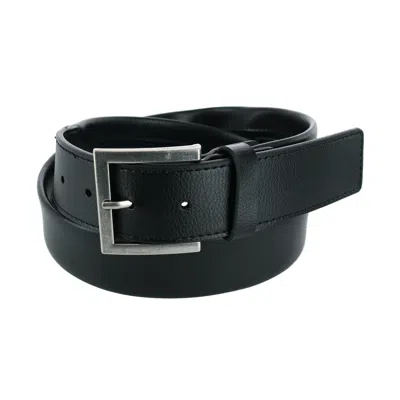 Ctm Men's Travel Money Belt With Full Length Hidden Zipper In Black