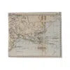 Ctm Men's World Map Bifold Wallet In Multi