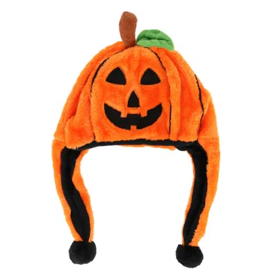 Ctm Novelty Critter Caps Halloween Pumpkin Hat In Orange