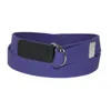 Ctm Plus Size Cotton Web Belt With Double D Ring Buckle In Purple