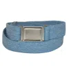 Ctm Plus Size Elastic Belt With Magnetic No Show Flat Buckle In Multi