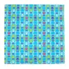 Ctm Puppy Paws Print Bandana In Blue