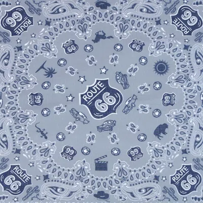 Ctm Route 66 Bandana In Grey