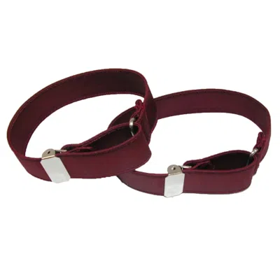Ctm Satin Elastic Solid Color Adjustable Armband Sleeve Garter In White