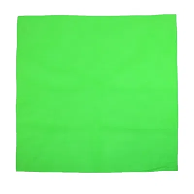 Ctm Solid Neon Bandana (pack Of 6) In Green