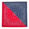 Ctm Split Paisley Print Bandana In Multi