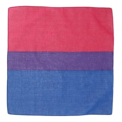 Ctm Striped Bi Pride Bandana In Multi