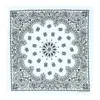 Ctm Unisex Cotton Giant-danna 35 Inch Large Bandanas In White