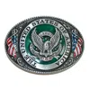 Ctm Usa American Eagle Belt Buckle In Silver