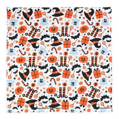 Ctm Witches And Hats Halloween Print Holiday Bandana In White