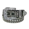 Ctm Women's 1 1/2 Inch Western Rhinestone Belt (plus Size Available) In Black