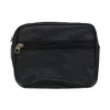 Ctm Women's Cowhide Leather Zipper Coin Purse In Black