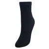 Ctm Women's Cushioned Diabetic Ankle Socks (3 Pair Pack) In Black