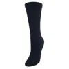 Ctm Women's Cushioned Diabetic Crew Socks (3 Pair Pack) In Black