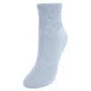 Ctm Women's Diabetic Ankle Socks (3 Pair Pack) In Grey