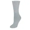 Ctm Women's Diabetic Crew Socks (3 Pair Pack) In Grey