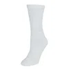 Ctm Women's Diabetic Crew Socks (3 Pair Pack) In White