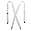 Ctm Women's Elastic Clip-end 1 Inch Basic Suspenders In Multi