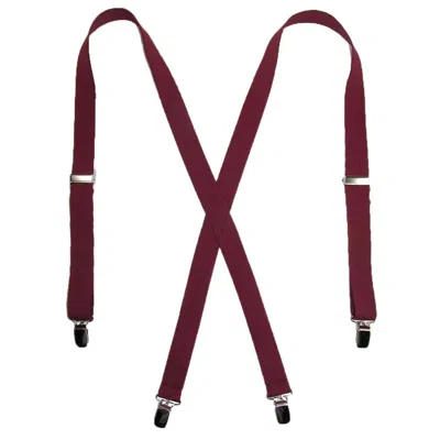 Ctm Women's Elastic Clip-end 1 Inch Basic Suspenders In White